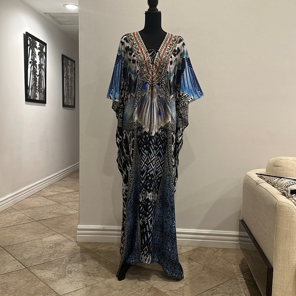 LUXURY SILK KAFTAN